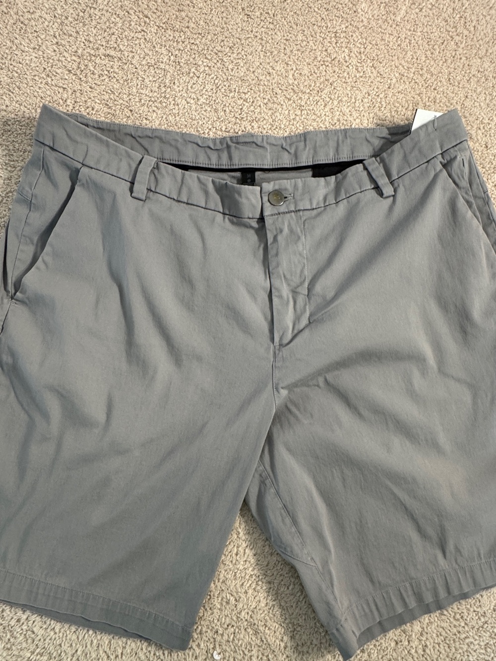 Lululemon Men’s Performance Shorts Gray 36 w/ Hidden Zip Pocket